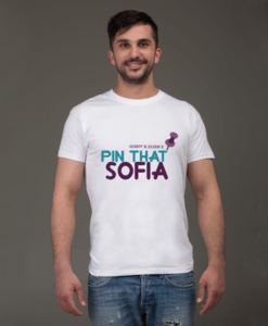 Sofia pin t-shirt white male