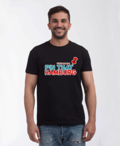 hamburg pin t-shirt black male